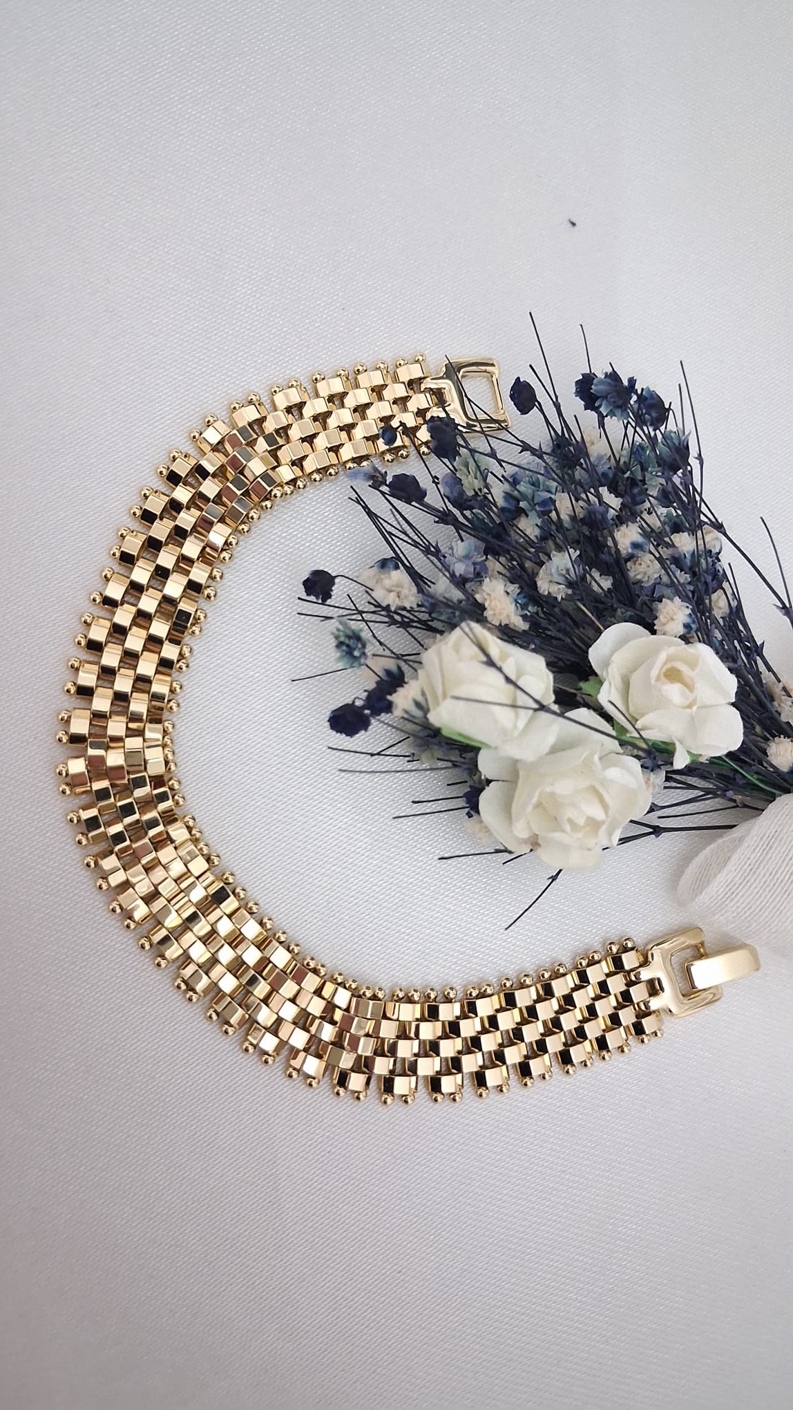 XUPING Bileklik - Kare Detaylı ve Boncuklu